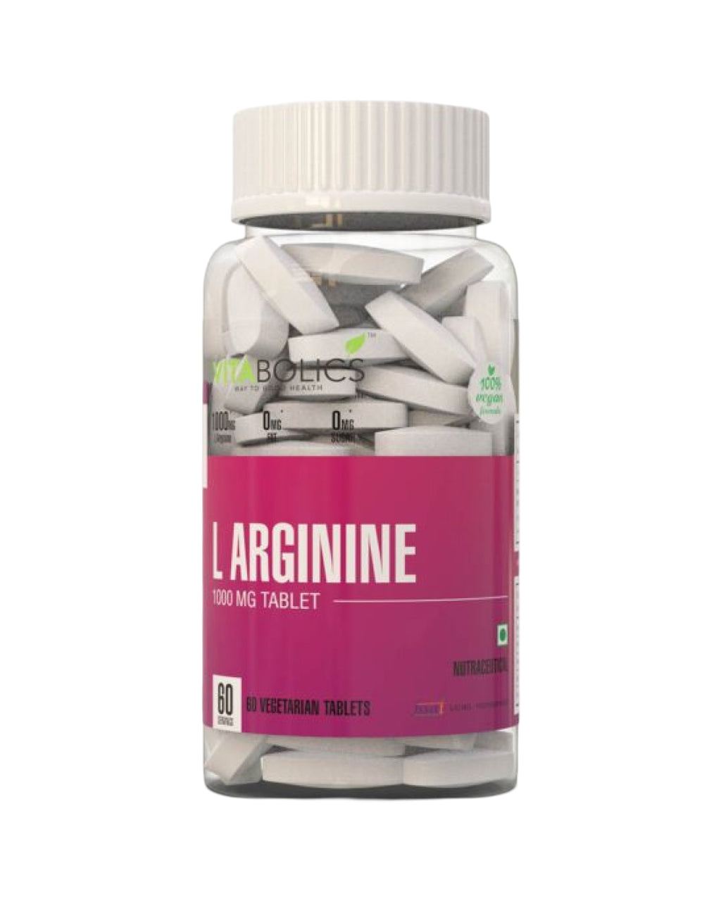Vitabolics L-Arginine 1000MG – Supplement for Performance & Circulation