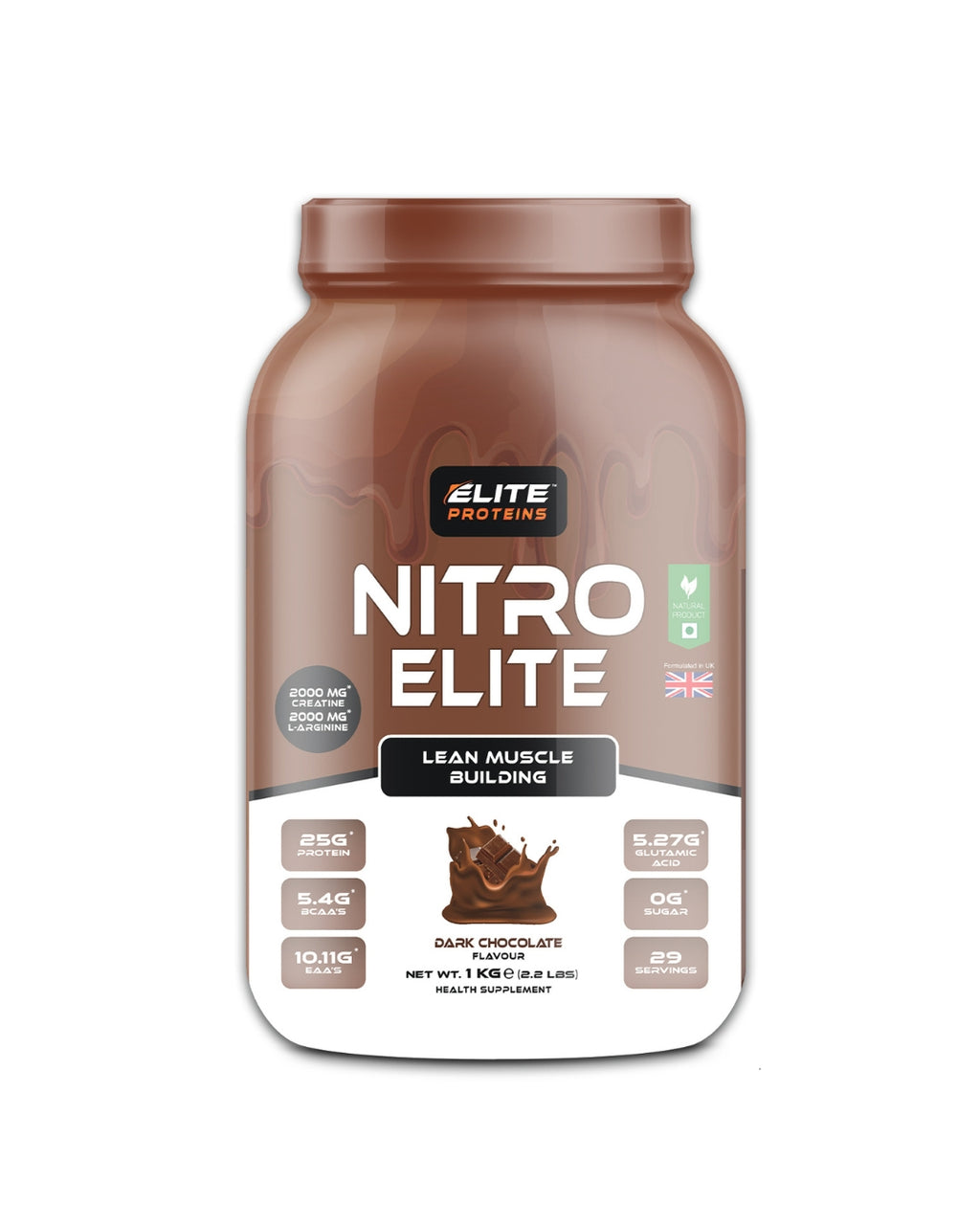 Elite Proteins Nitro Elite – Lean Muscle Building Whey Protein