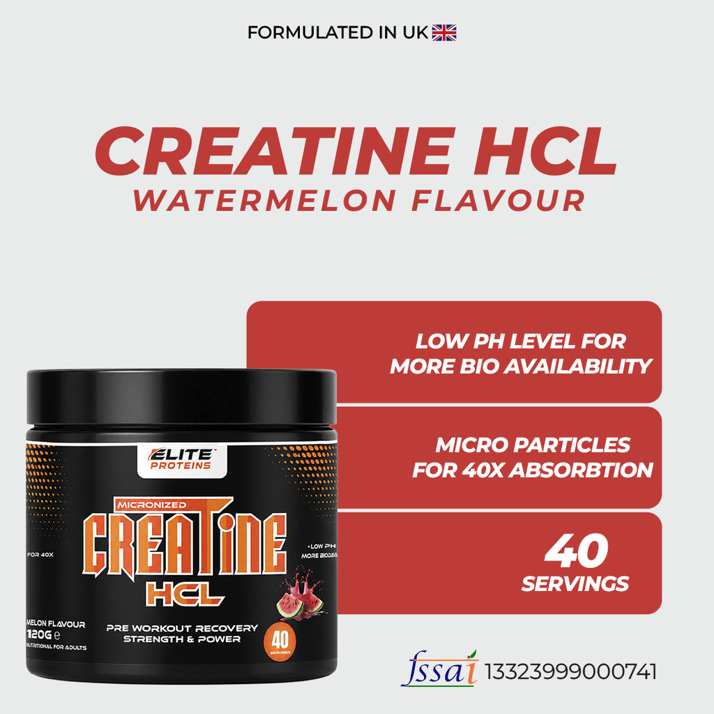 Elite Proteins Micronized Creatine HCL – Power, Strength & Recovery
