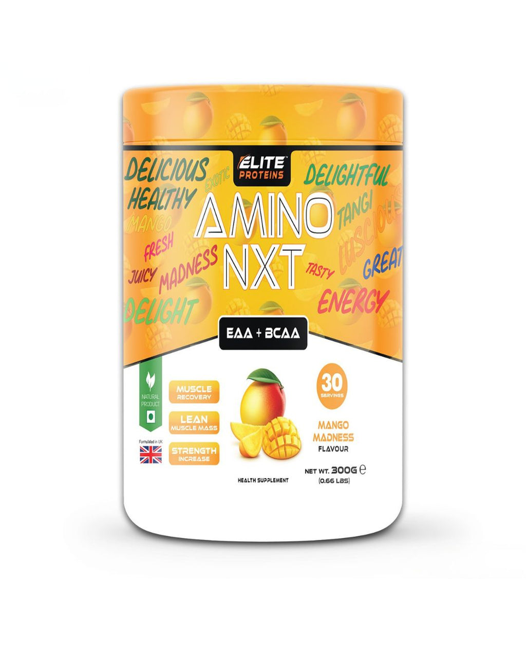 Elite Proteins Amino NXT – EAA + BCAA Recovery Formula