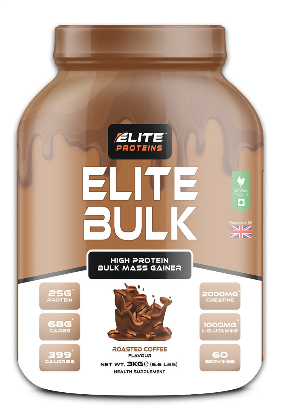 Elite Proteins Elite Bulk – High Protein Bulk Mass Gainer