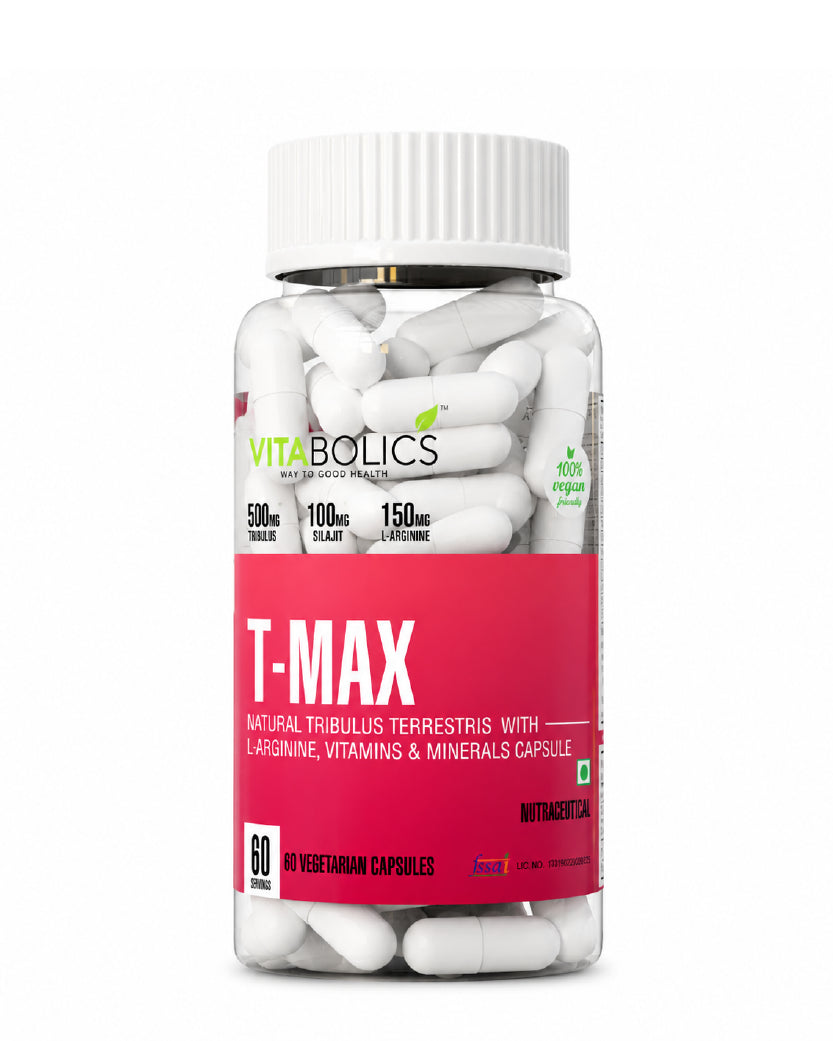 Vitabolics T-MAX – Natural Testosterone Support with Tribulus & L-Arginine