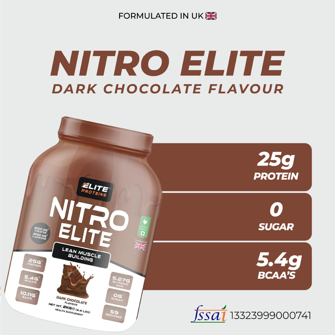 Elite Proteins Nitro Elite – Lean Muscle Building Whey Protein