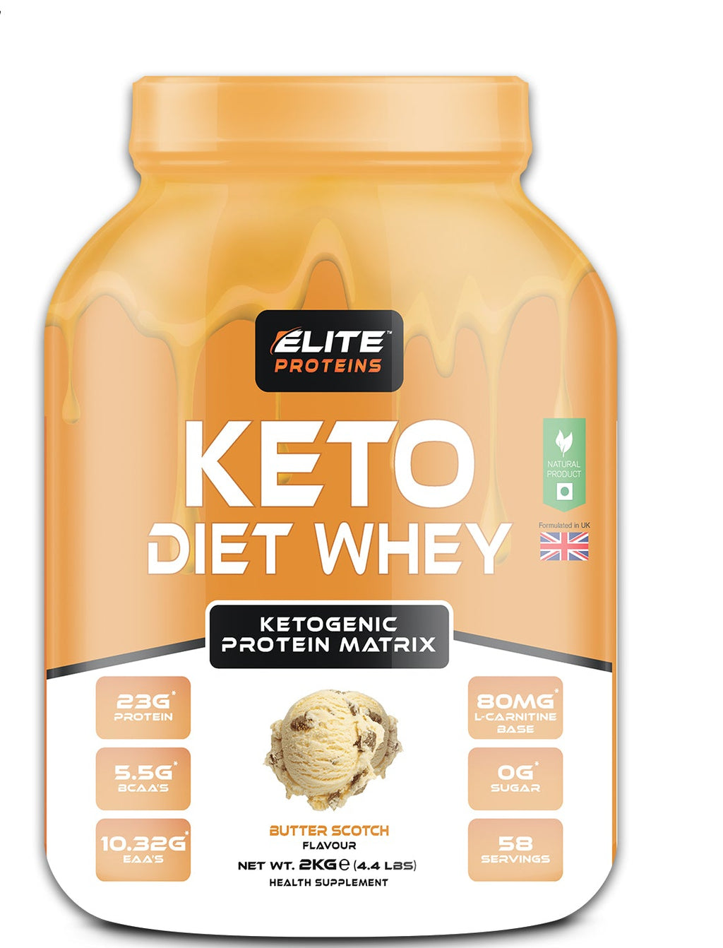 Elite Proteins Keto Diet Whey – Ketogenic Protein Matrix