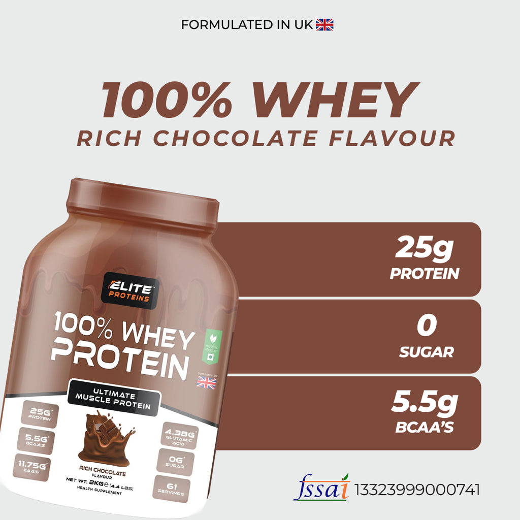 Elite Proteins 100% Whey Protein – Ultimate Muscle Protein