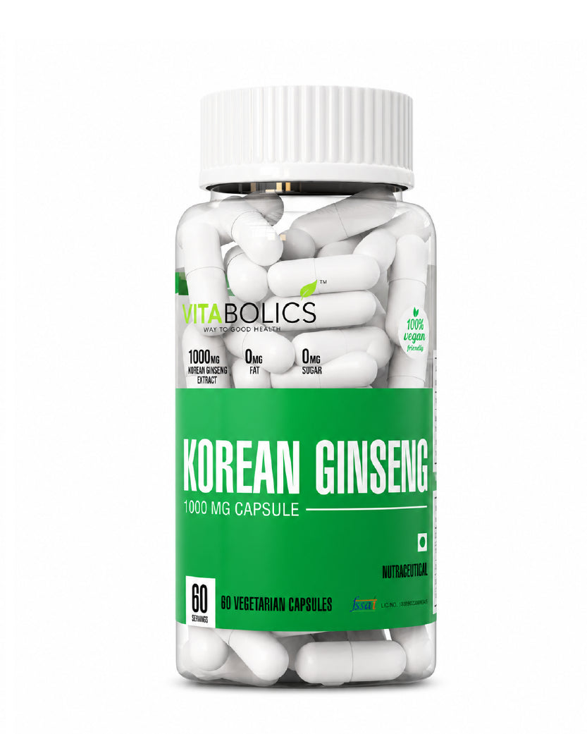 Vitabolics Korean Ginseng 1000 mg – Energy & Vitality Support