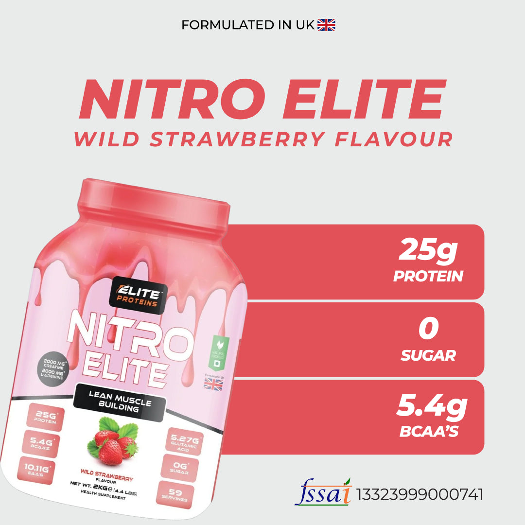 Elite Proteins Nitro Elite – Lean Muscle Building Whey Protein