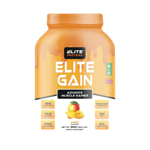 ELITE PROTEINS ELITE GAIN - Muscle Gainer Supplements