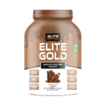 ELITE GOLD isolate proteins powder in cafe latte flavour