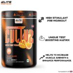 elite proteins cult series pre workout health supplements in tango mango flavour