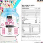 iso elite 100% whey isolate proteins powder in birthday cake flavour