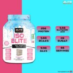 iso elite protein100% whey isolate proteins powder in birthday cake flavour