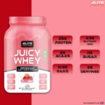 juicy whey proteins powder in litchi flavour