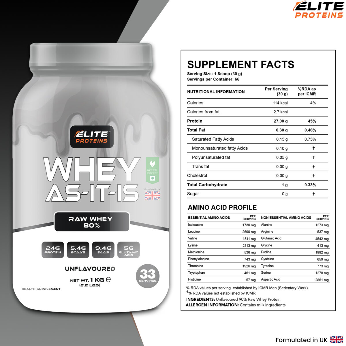 whey protein powder unflavored