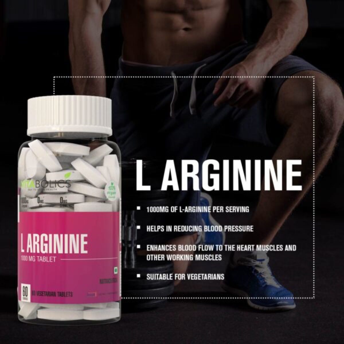 L Arginine Vitabolics and Vitamins